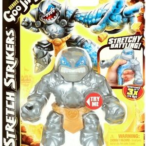 Stretch Strikers Shark Action Figure - Silver and Blue
